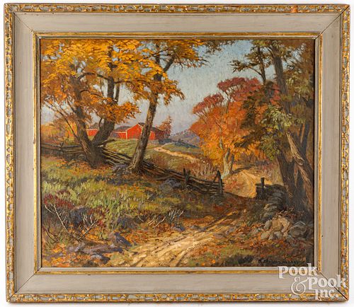 ALBERT SHELDON PENNOYER, OIL ON