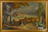 ALBERT SHELDON PENNOYER OIL ON