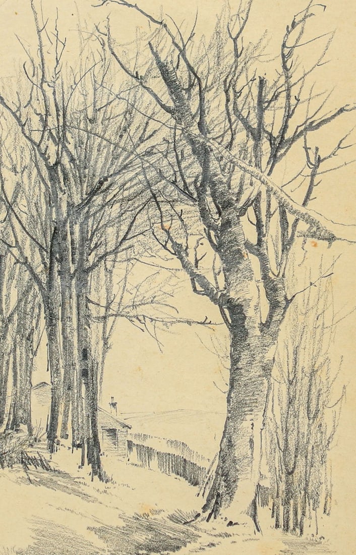 ALBERT VALENTIEN (1862-1925) PENCIL