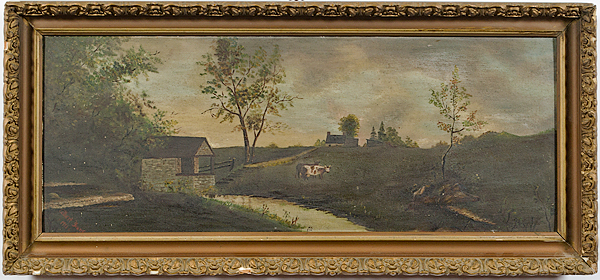 Albert Young Folk Art Painting of