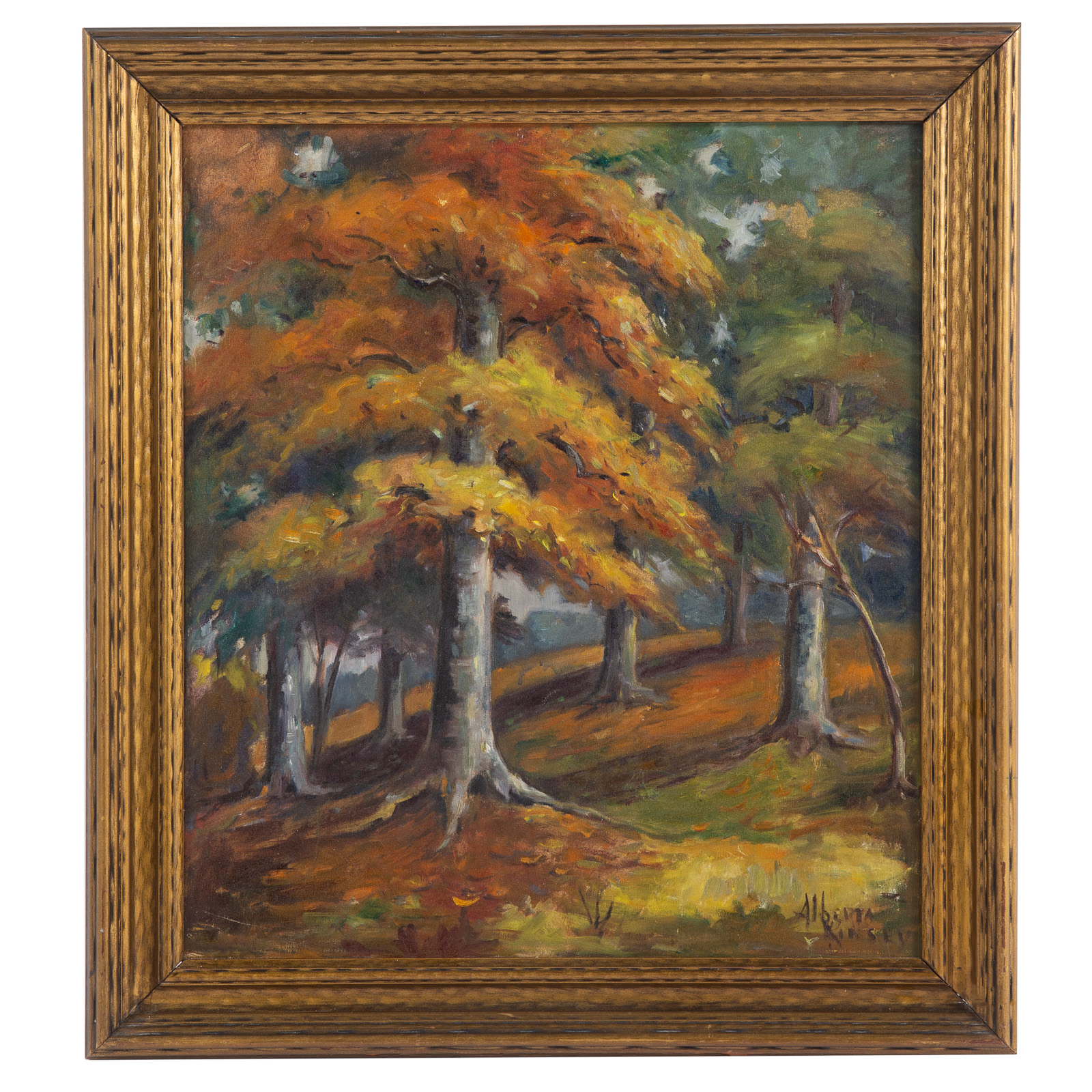 ALBERTA KINSEY. AUTUMN LANDSCAPE,