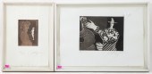 ALBERTO CAVAZOS. TWO FRAMED AQ