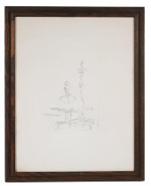 ALBERTO GIACOMETTI, ETCHING, T