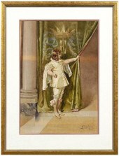 Alberto M. La Monaca watercolo