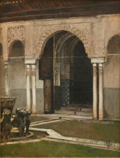 ALBERTO PASINI, THE ALHAMBRA,