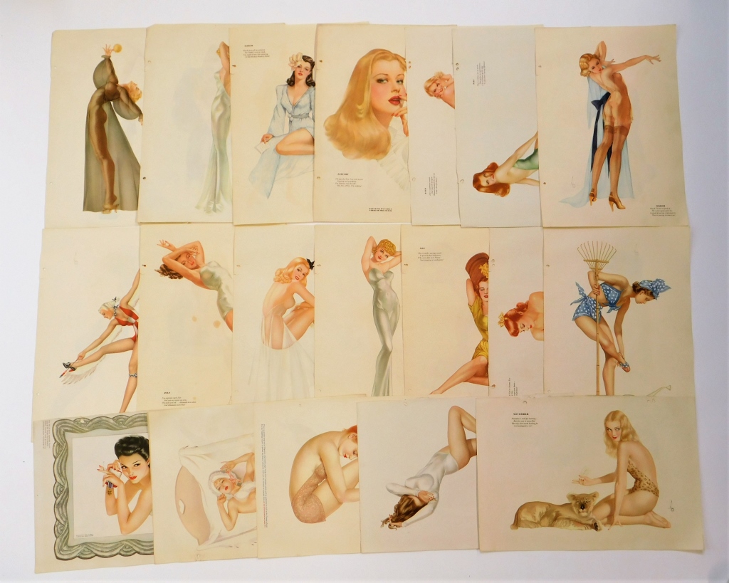ALBERTO VARGAS 1943 PINUP