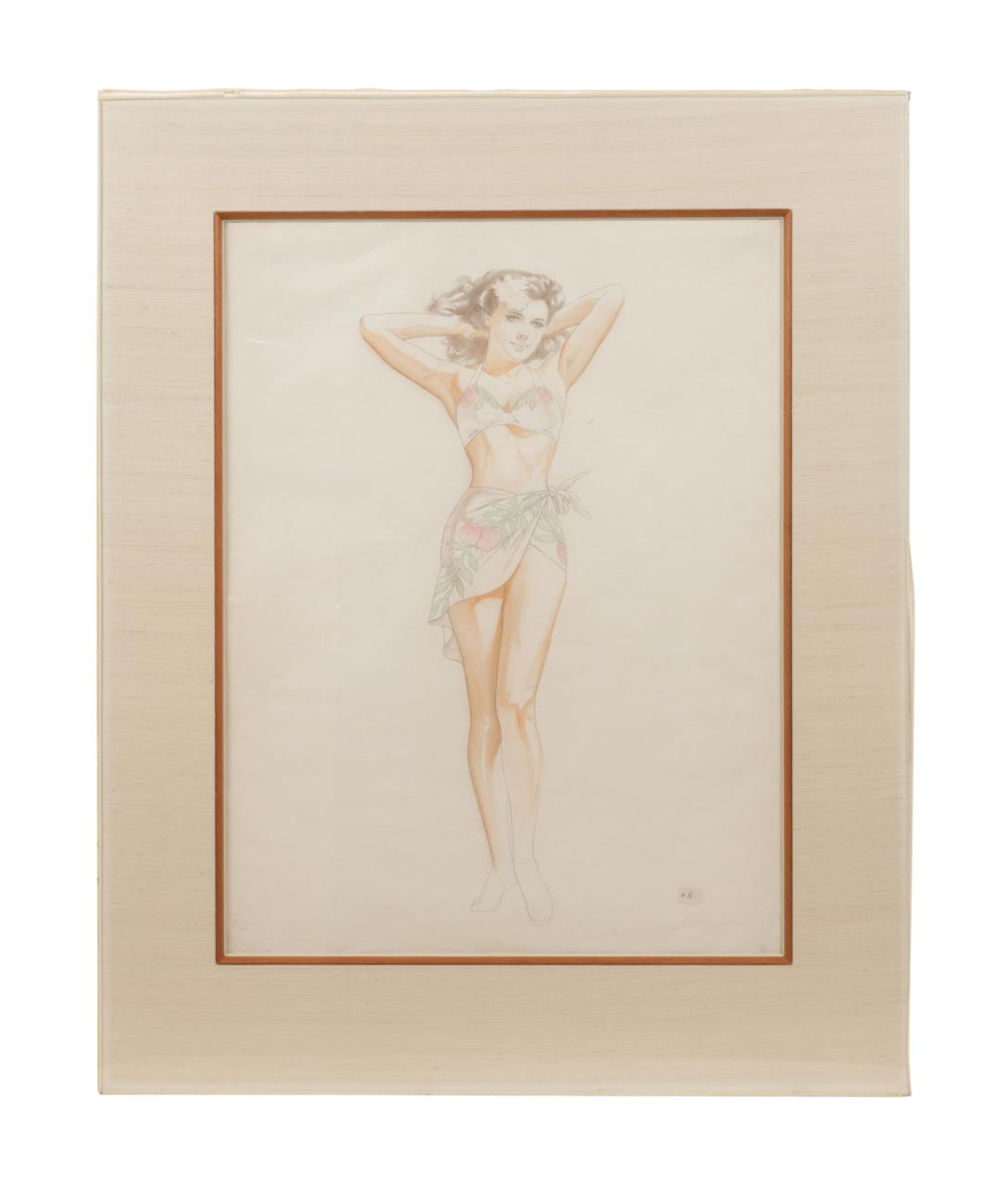 ALBERTO VARGAS 'BRUNETTE IN