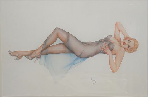 ALBERTO VARGAS, FRAMED AND NUMBERED