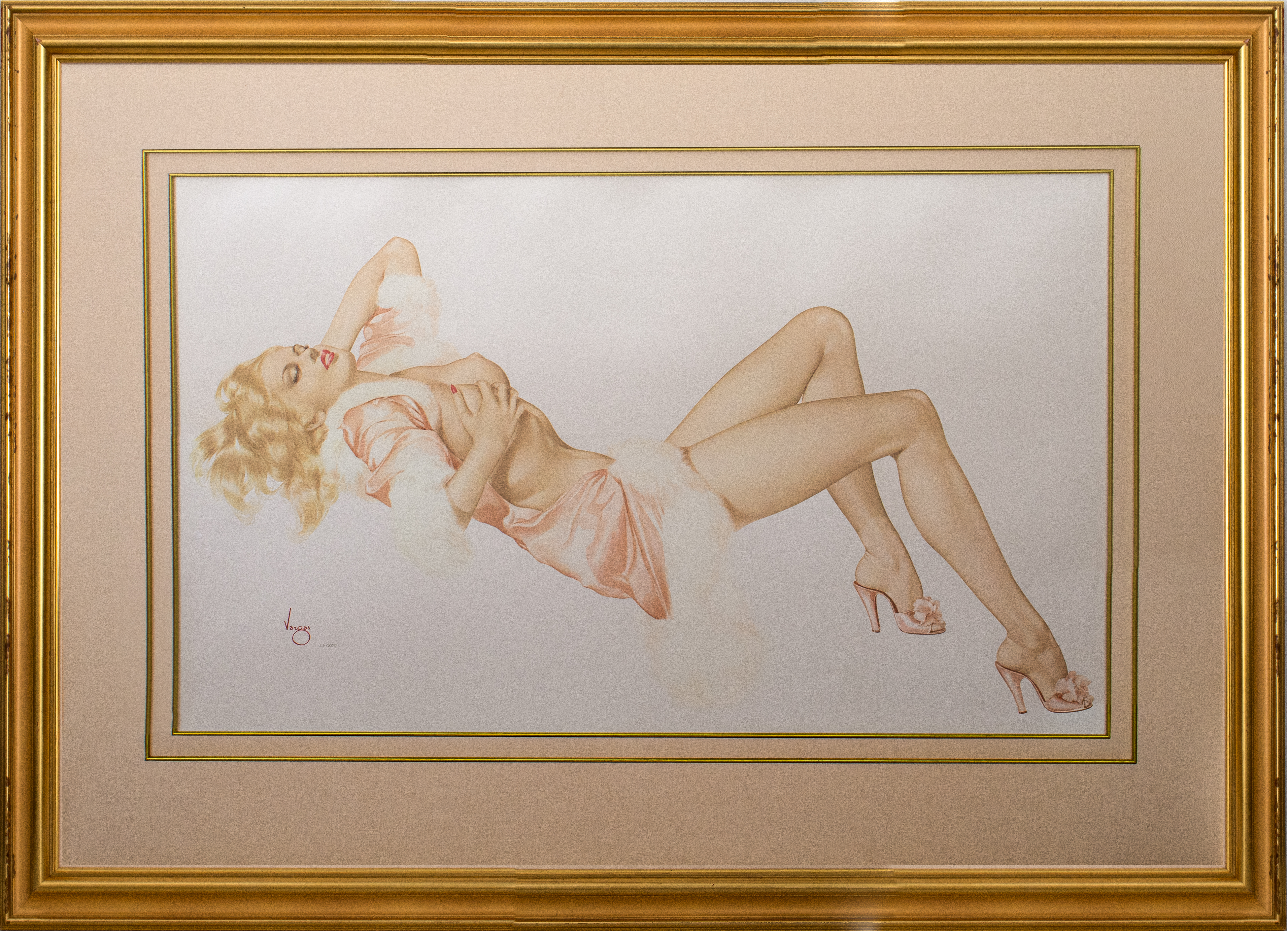 ALBERTO VARGAS PIN-UP LITHOGRAPH