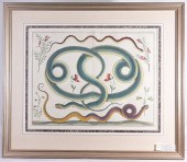 ALBERTUS SEBA 'SNAKES & FLOWER