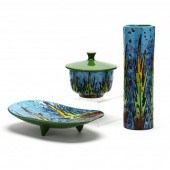 ALBINO BAGNI, THREE POTTERY AC