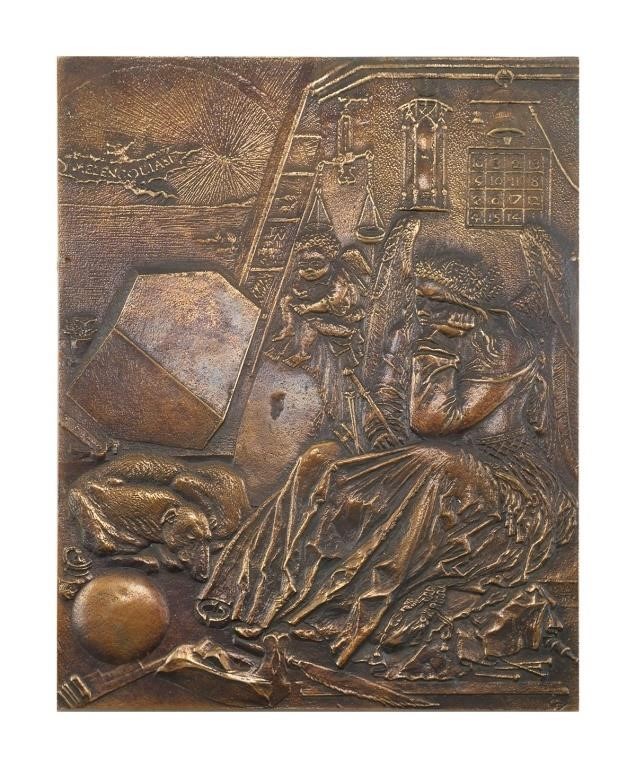 ALBRECHT DURER, BRONZE PLAQUE,