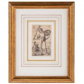 ALBRECHT DURER. "DER FAHNRICH,