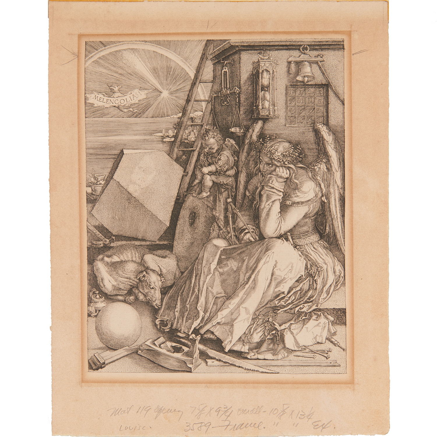 ALBRECHT DURER, "MELENCOLIA I",