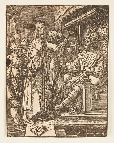 ALBRECHT DURER WOODCUT, CHRIST