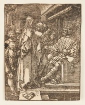 ALBRECHT DURER WOODCUT, CHRIST