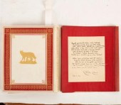 Album. 4to., fine orig. vellum
