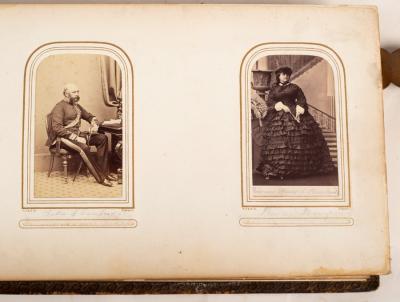Album: carte de visite photographic