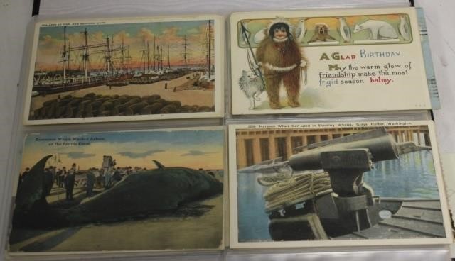 ALBUM CONTAINING A LARGE COLLECTION