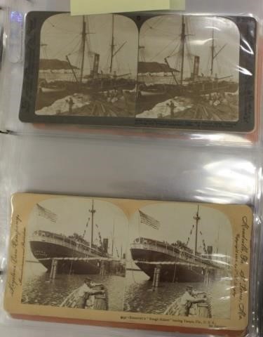 ALBUM CONTAINING MARINE EPHEMERA,