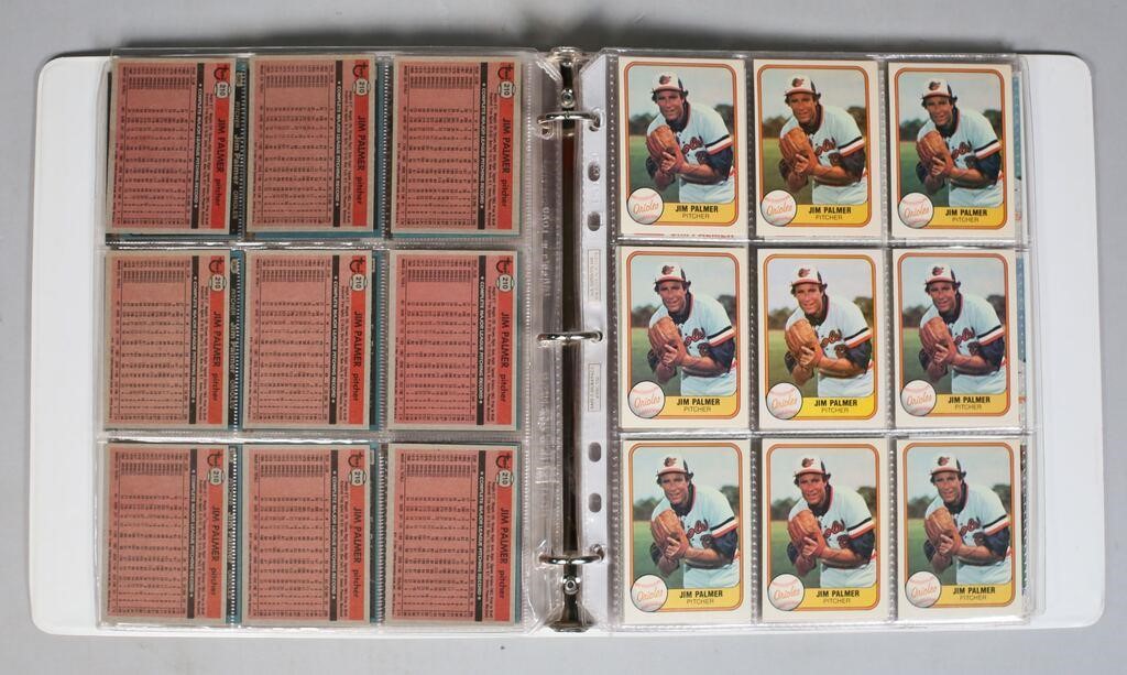 ALBUM OF 153 JIM PALMER BASEBALL