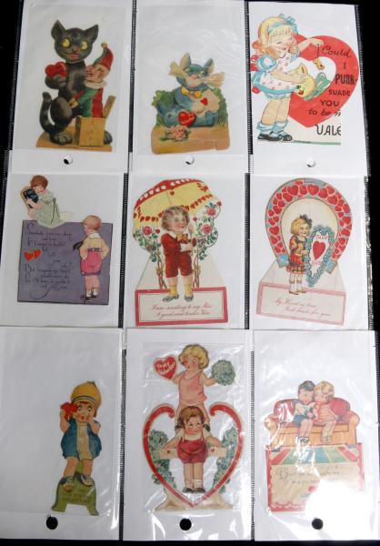 ALBUM OF 266 MOSTLY VINTAGE