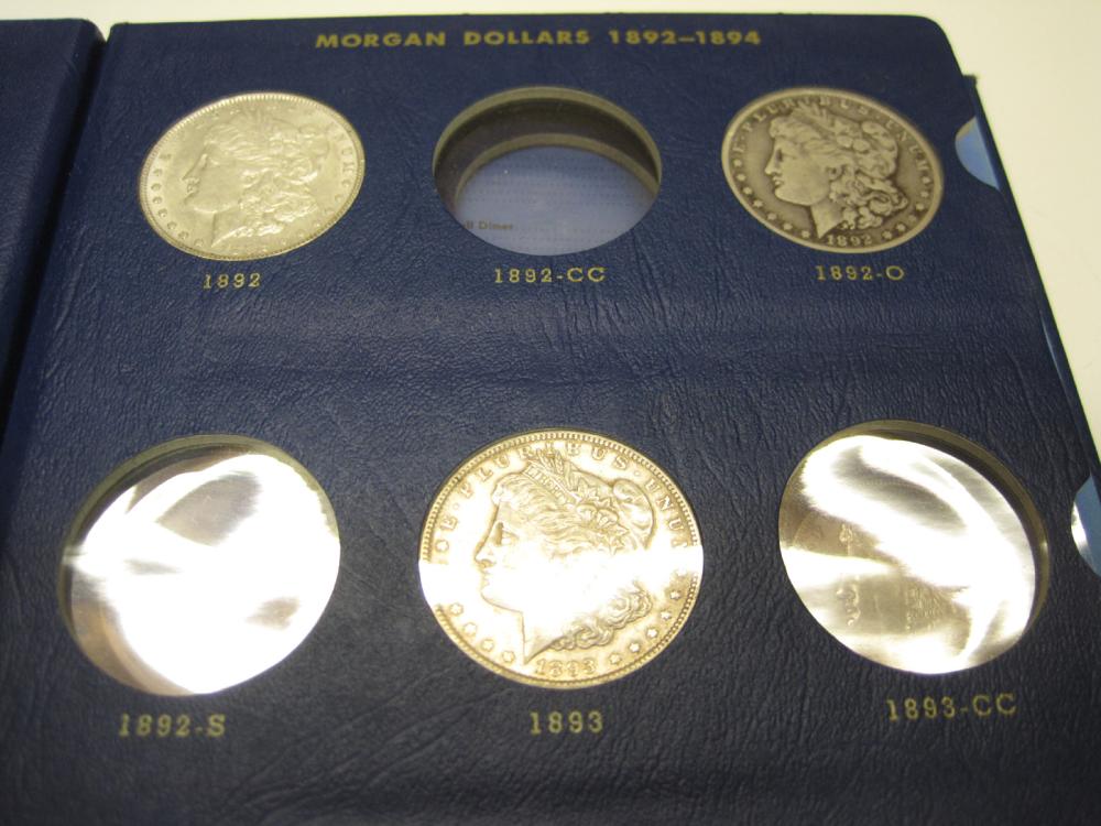 ALBUM OF NINETEEN U.S. SILVER