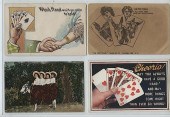 ALBUM OF OVER 240 POSTCARDS WI