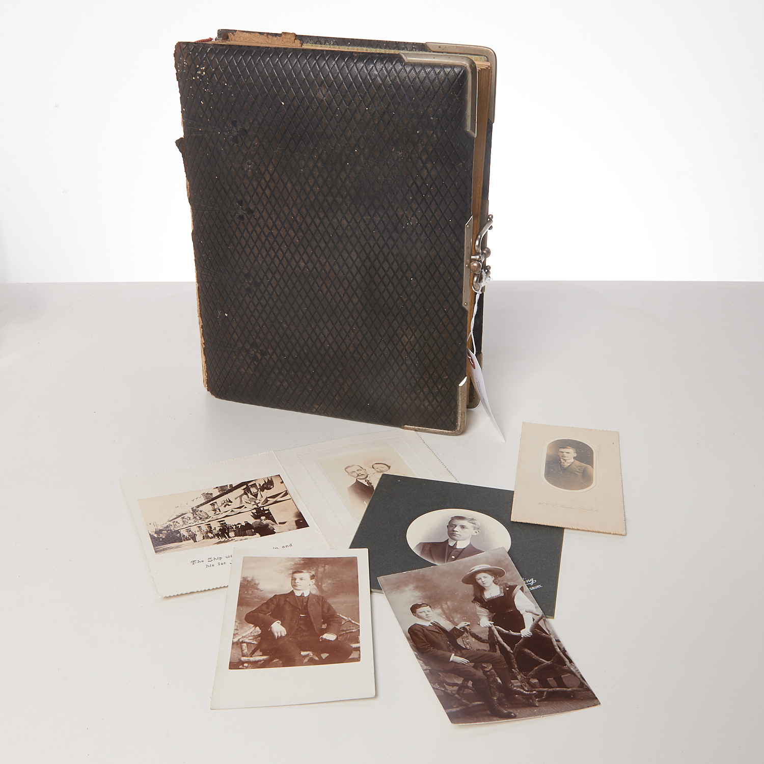 ALBUM OF VICTORIAN PHOTOS Approx.