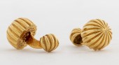ALD 18K YELLOW GOLD STRIATED D
