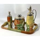 Aldo Tura 4 pc Piece Drink Set