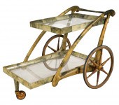 ALDO TURA GOAT SKIN TEA TROLLE
