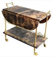 ALDO TURA LACQUERED GOATSKIN D