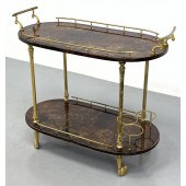 ALDO TURA Lacquered Goatskin T