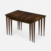 Aldo Tura. Nesting tables, set