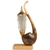 ALDO TURA PIPE TABLE LAMPDESCR