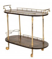 ALDO TURA: WHEELED BAR CARTIta
