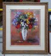 ALEAH KOURY. FLORAL STILL LIFE