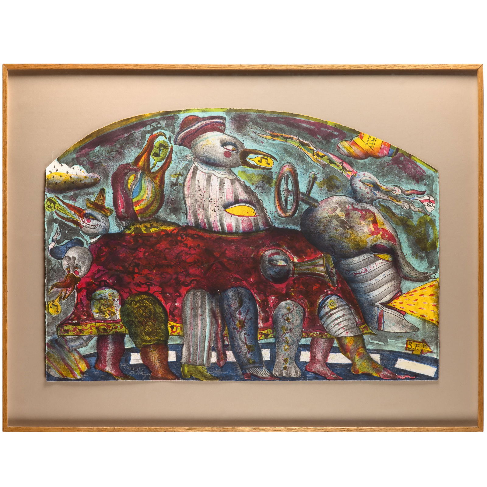 ALEJANDRO COLUNGA (MEXICAN B. 1948)
