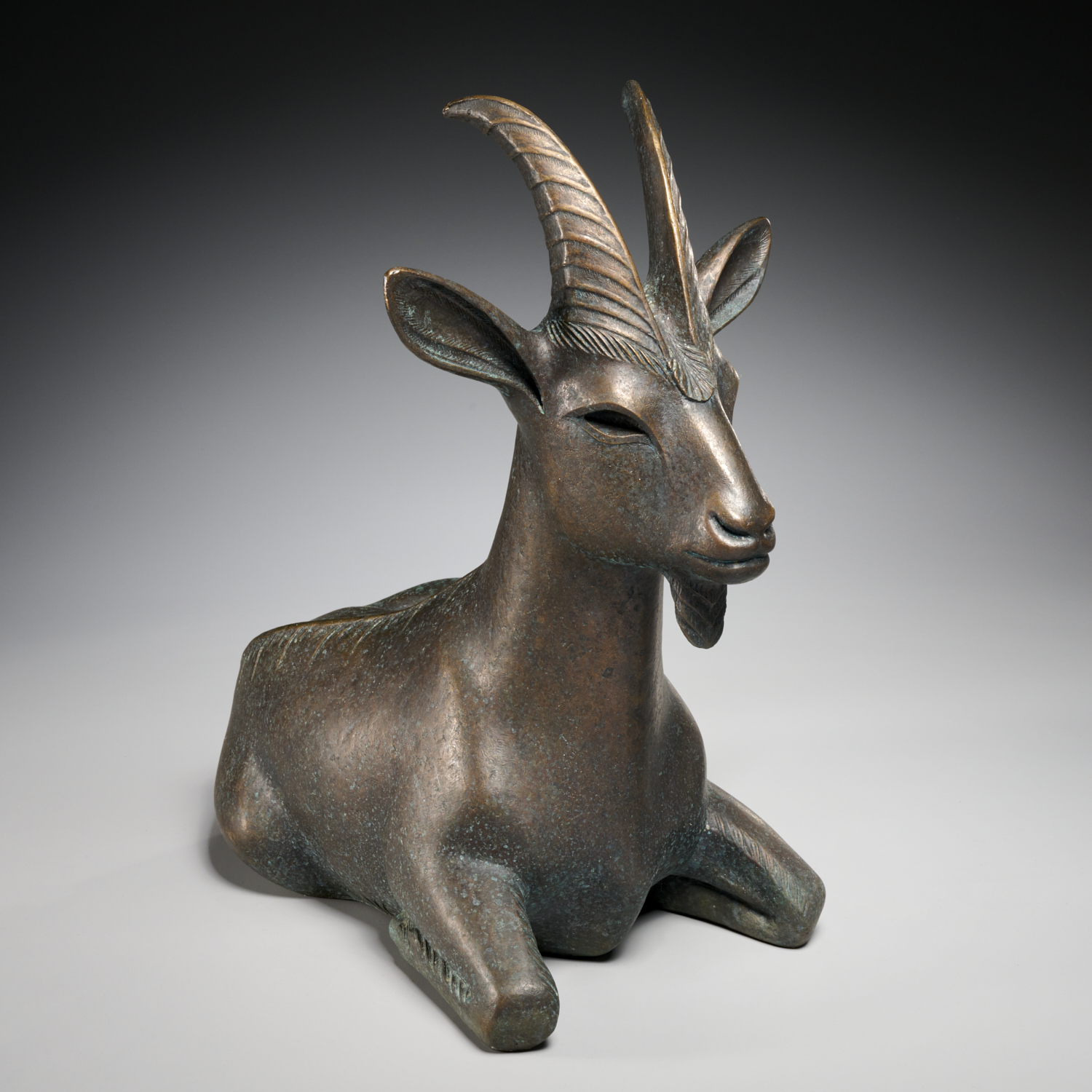ALEKO KYRIAKOS, BRONZE SCULPTURE,