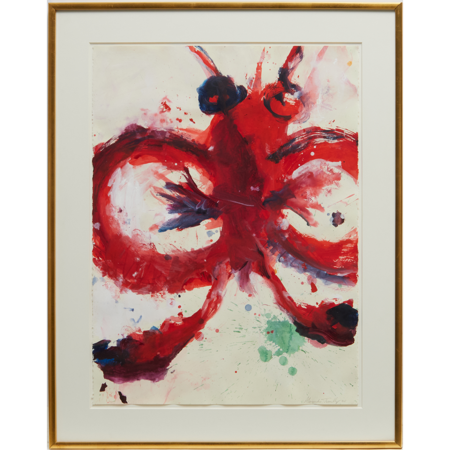 ALESSANDRO TWOMBLY, ACRYLIC ON
