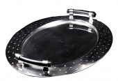 Alessi chrome Peppercorn tray,
