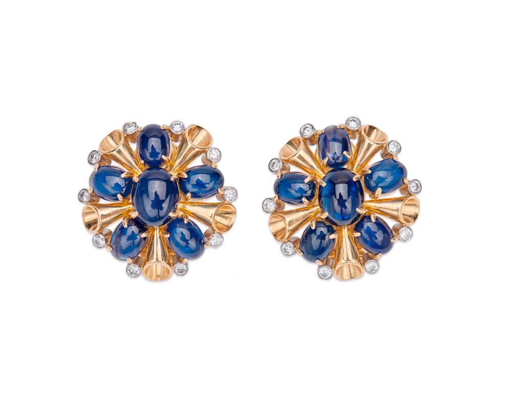 ALETTO BROTHERS 18K GOLD, SAPPHIRE,