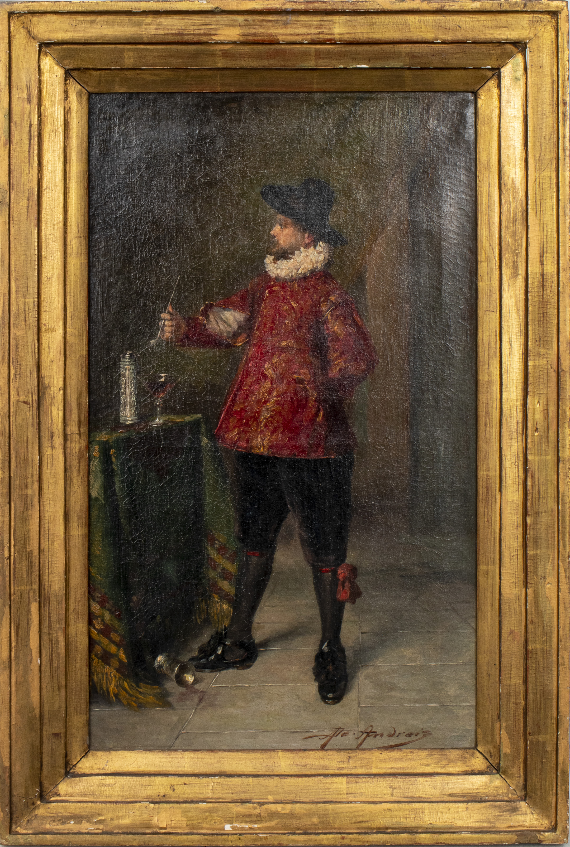 ALEX DE ANDREIS "CAVALIER SMOKING A