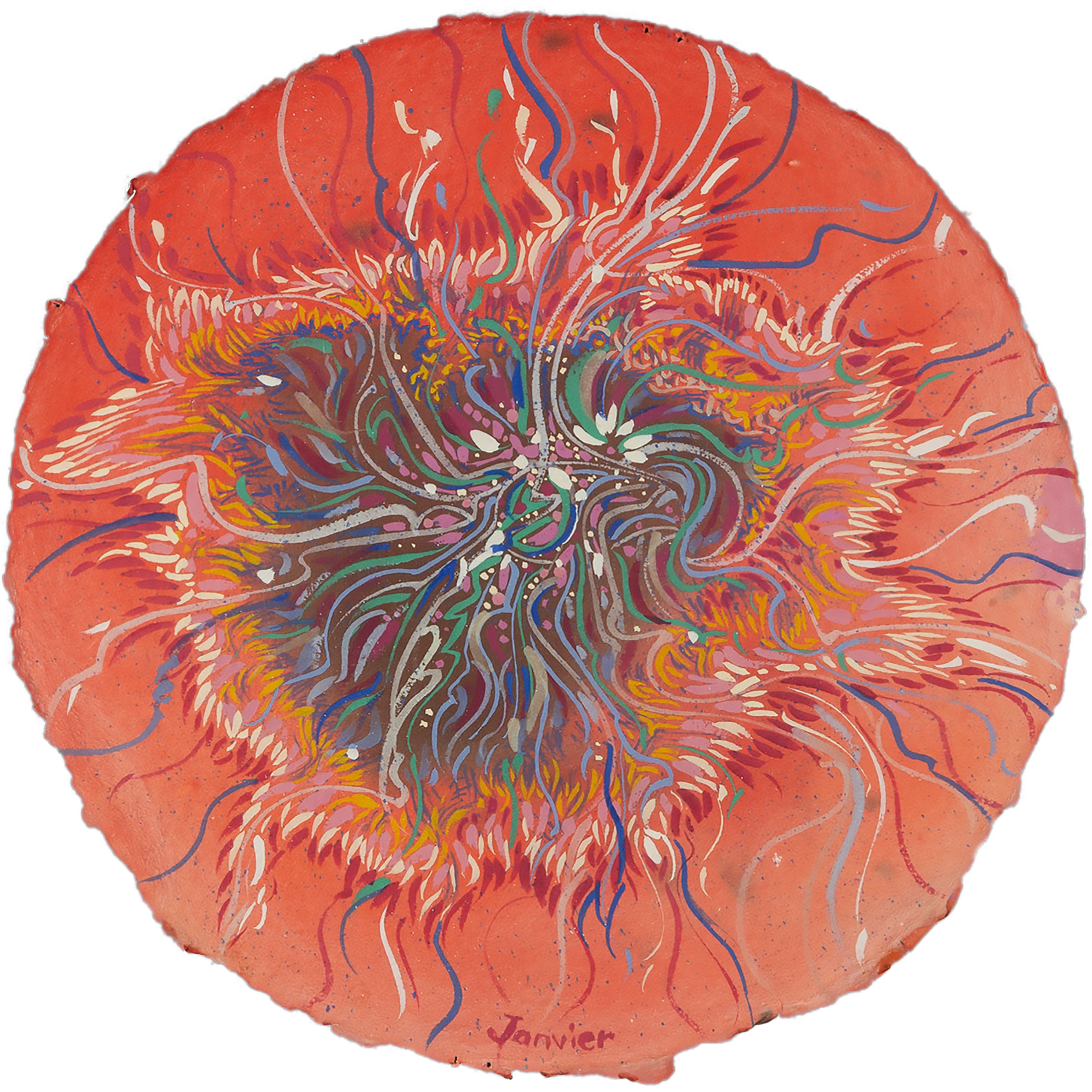 Alex Janvier (b. 1935), Dene Suline