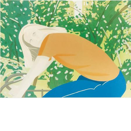 Alex Katz BICYCLING IN CENTRAL PARK