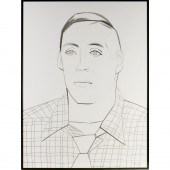 ALEX KATZ, BLACK AND WHITE LIT