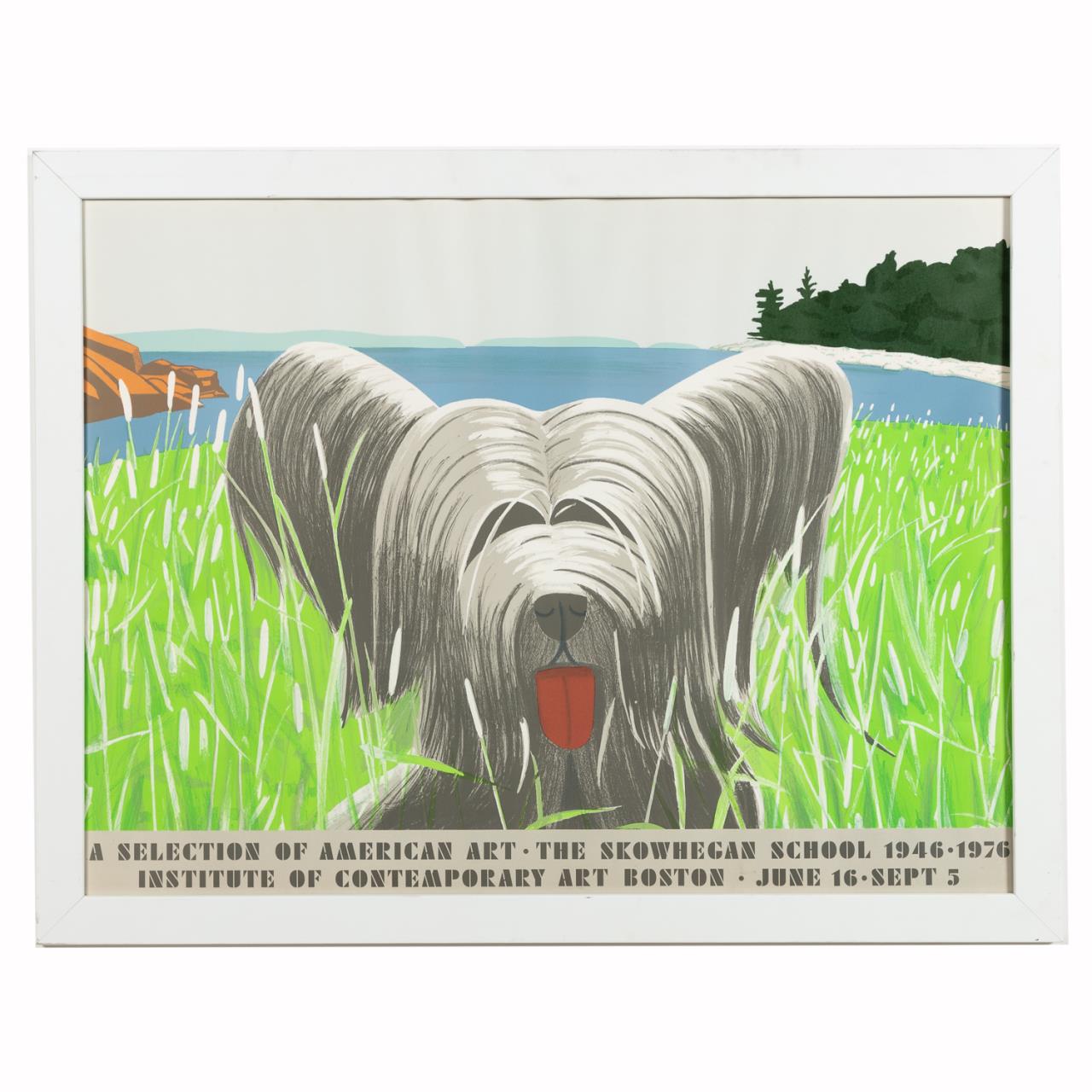 ALEX KATZ, "DOG AT DUCK TRAP",