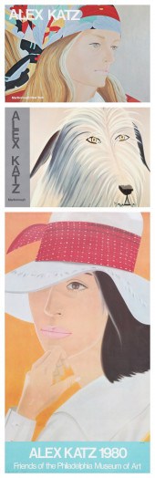Alex Katz signed exhibition po
