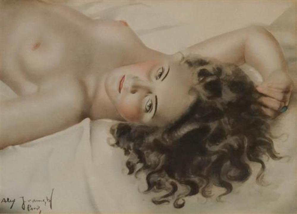 ALEX *** (?), PORTRAIT OF FEMALE